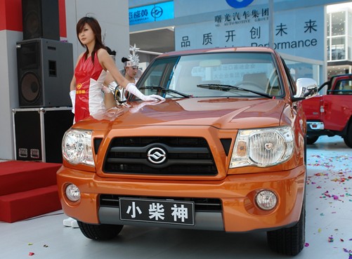 黃海汽車 小柴神 DD1023E 柴油版 標準型(加長后貨箱) 2009款